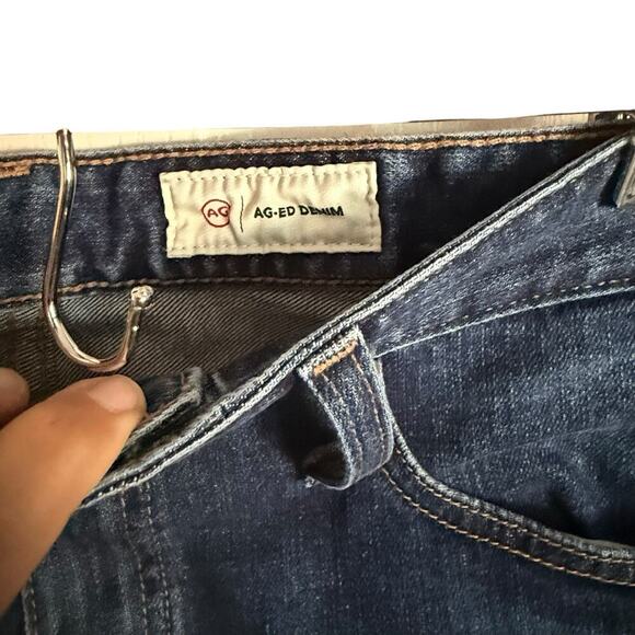 AG Adriano Goldschmied The Legging Ankle Jeans Size 27 Dark Wash Stretch Denim - Picture 6 of 8